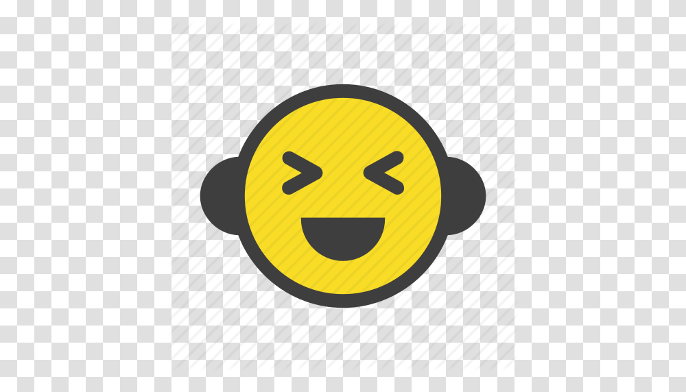 Emoji Emoticon Happy Laughing Lol Rating Smile Icon, Number, Pac Man Transparent Png