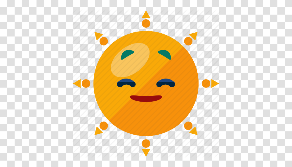 Emoji Emoticon Heat Smiley Summer Sun Icon, Balloon, Halloween Transparent Png