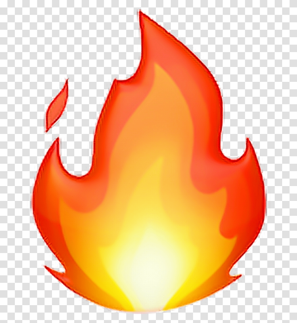 Emoji Emoticon Iphone Iphonee Iphone Fire Emoji, Flame Transparent Png