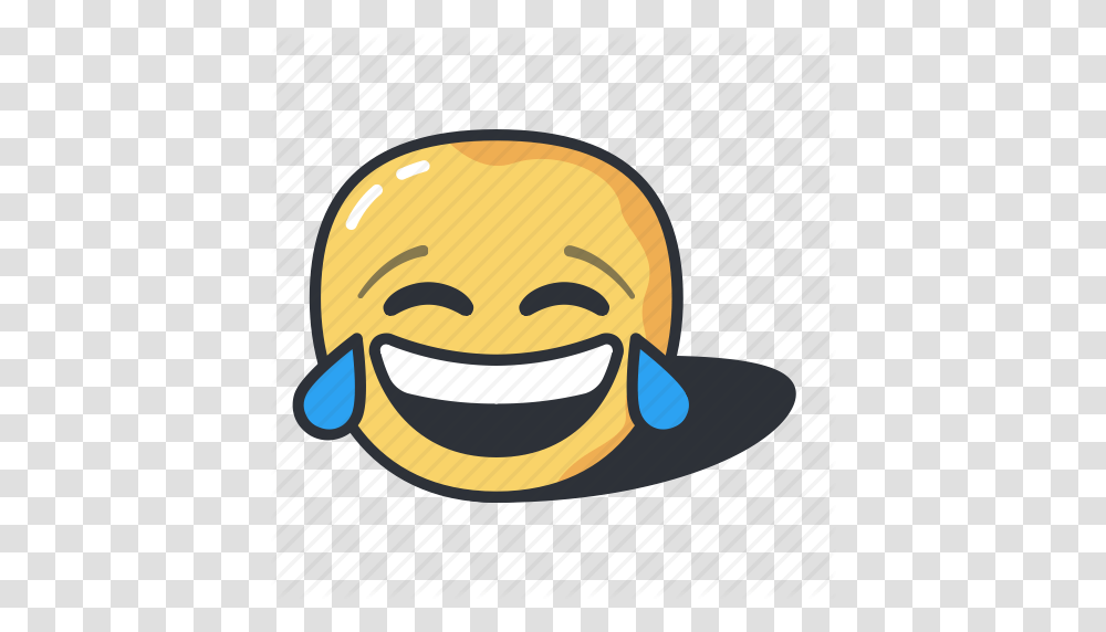 Emoji Emoticon Joy Laughing Of Smile Tears Icon, Apparel, Hat, Sun Hat Transparent Png