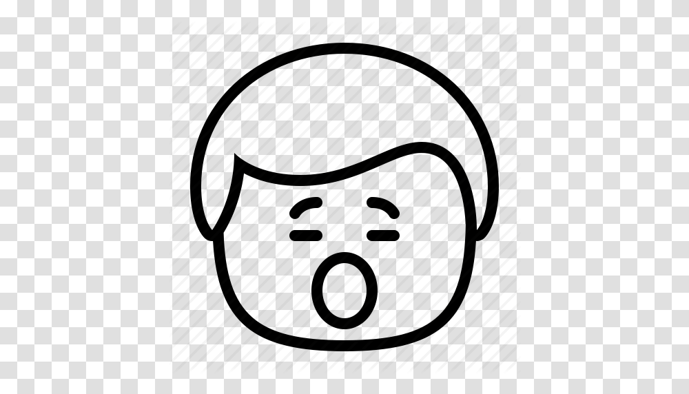 Emoji Emoticon Man Smiley Tired Yawn Icon, Number, Alphabet Transparent Png