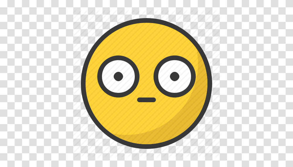 Emoji Emoticon Scared Shy Surprised Icon, Light, Label, Road Transparent Png