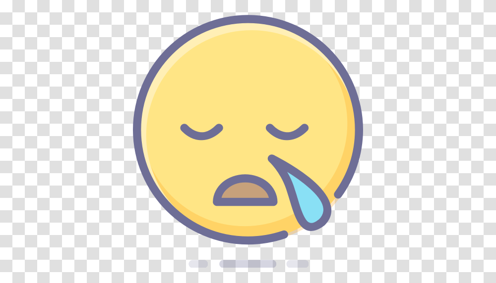 Emoji Emoticon Sleep Sleeping Icon, Label, Sticker, Logo Transparent Png