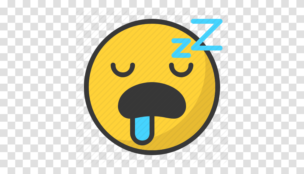 Emoji Emoticon Sleep Sleepy Tired Icon, Label, Cream, Dessert Transparent Png