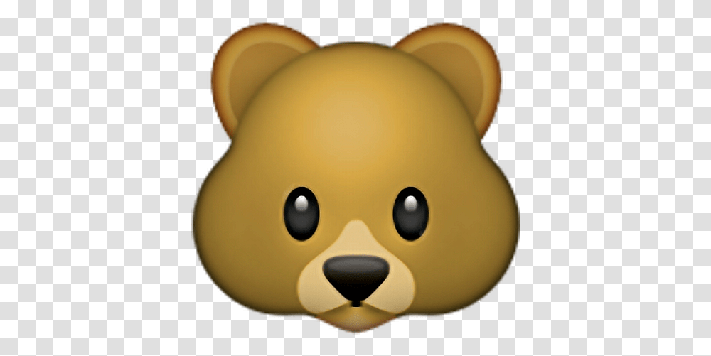 Emoji Emoticon Urso Emoticonurso Iphone Bear Emoji, Animal, Food, Sweets, Mammal Transparent Png