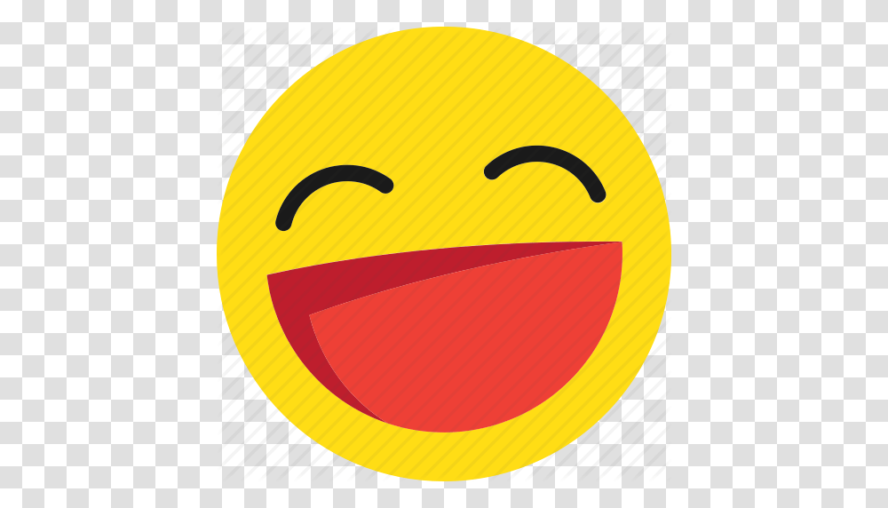 Emoji Emoticons Happy Laugh Laughing Lol Smile Icon, Pillow, Cushion, Label Transparent Png