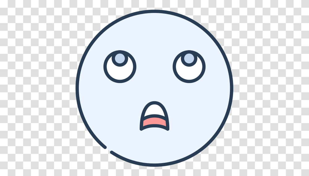 Emoji Emotion Emotional Face Thinking Icon Free Of Emoji, Disk, Crowd Transparent Png