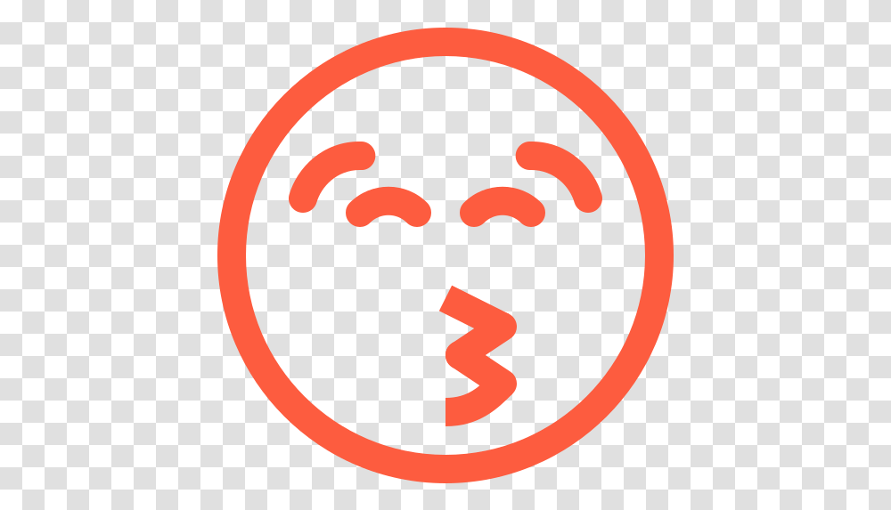Emoji Emotion Face Kiss Kissing Playful Reaction Icon London Underground, Text, Symbol, Logo, Trademark Transparent Png