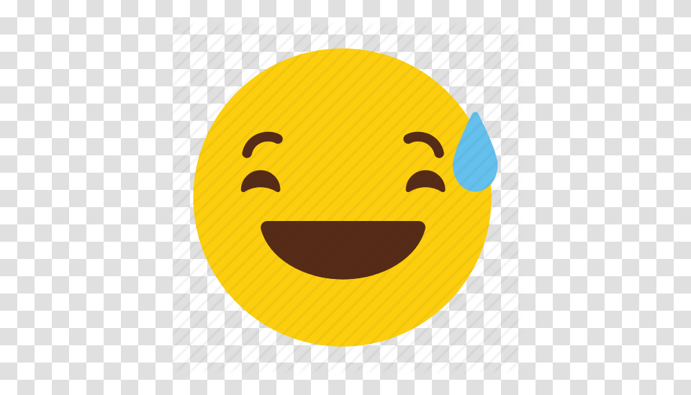 Emoji Emotion Laugh Smile Tears Icon, Logo, Trademark Transparent Png