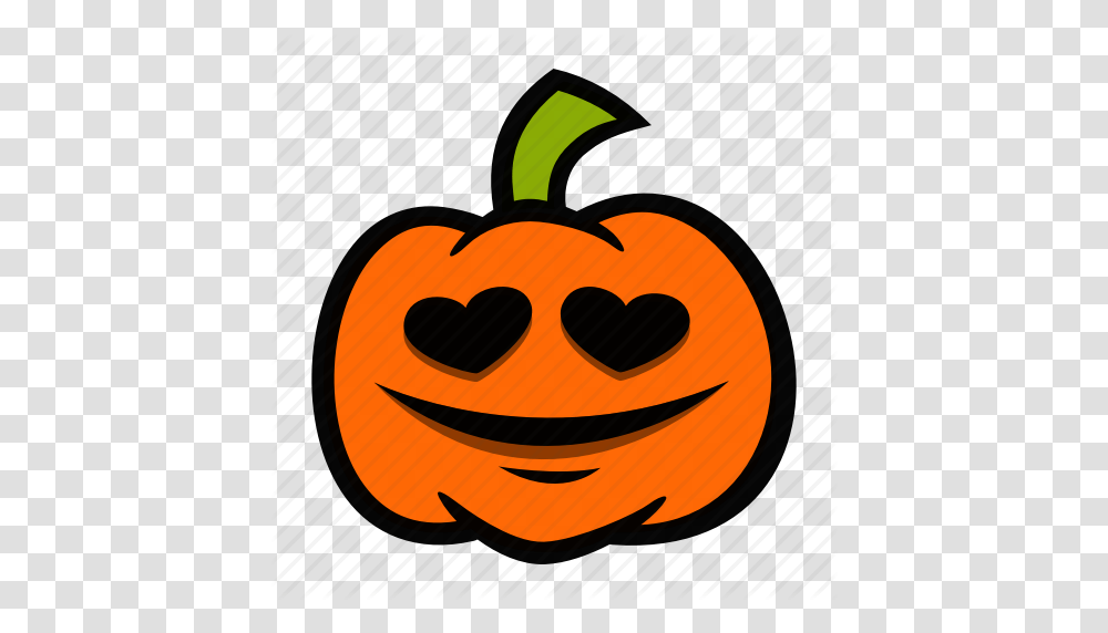 Emoji Eyes Halloween Heart Pumpkn, Pumpkin, Vegetable, Plant, Food Transparent Png