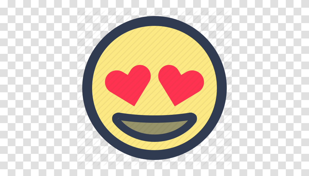 Emoji Eyes Heart Icon, Logo, Trademark, Rug Transparent Png