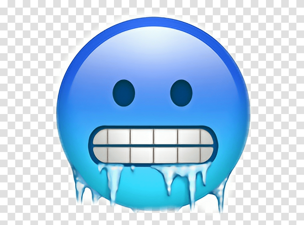 Emoji Face Cold Freezing, Outdoors, Nature, Water, Sea Transparent Png