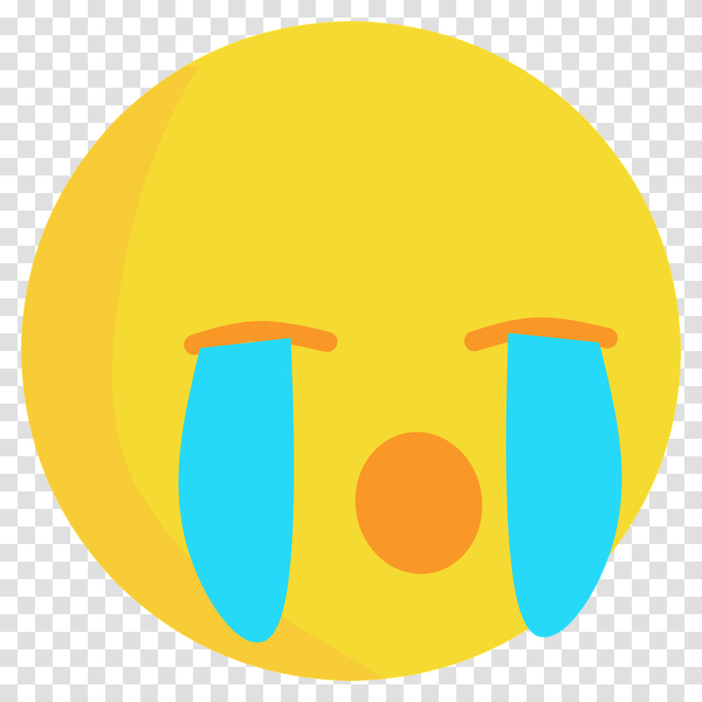 Emoji Face Crying Free Picture Mood Off Whatsapp Dp, Tennis Ball, Sport, Sports, Pillow Transparent Png