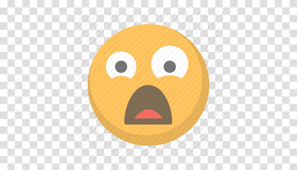 Emoji Face Ghost Scared Scary Suprised Terrified Icon, Tape, Food, Egg Transparent Png