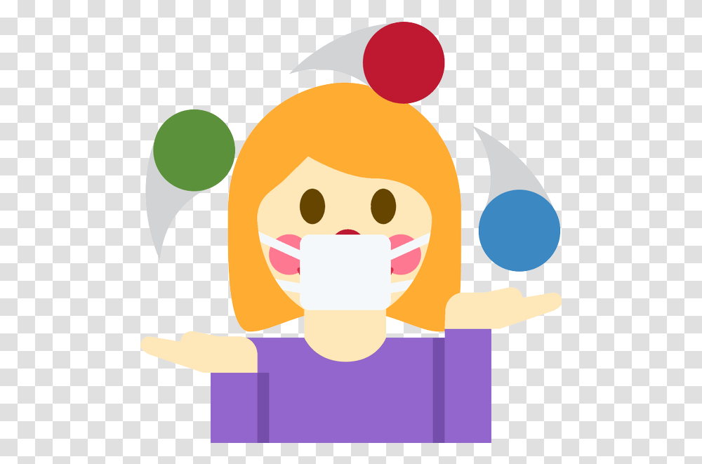 Emoji Face Mashup Bot Happy, Label, Text, Outdoors, Juggling Transparent Png