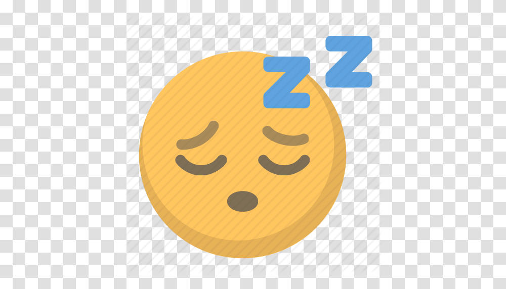 Emoji Face Sleep Sleeping Snore Tired Zzz Icon, Food, Birthday Cake, Dessert, Egg Transparent Png