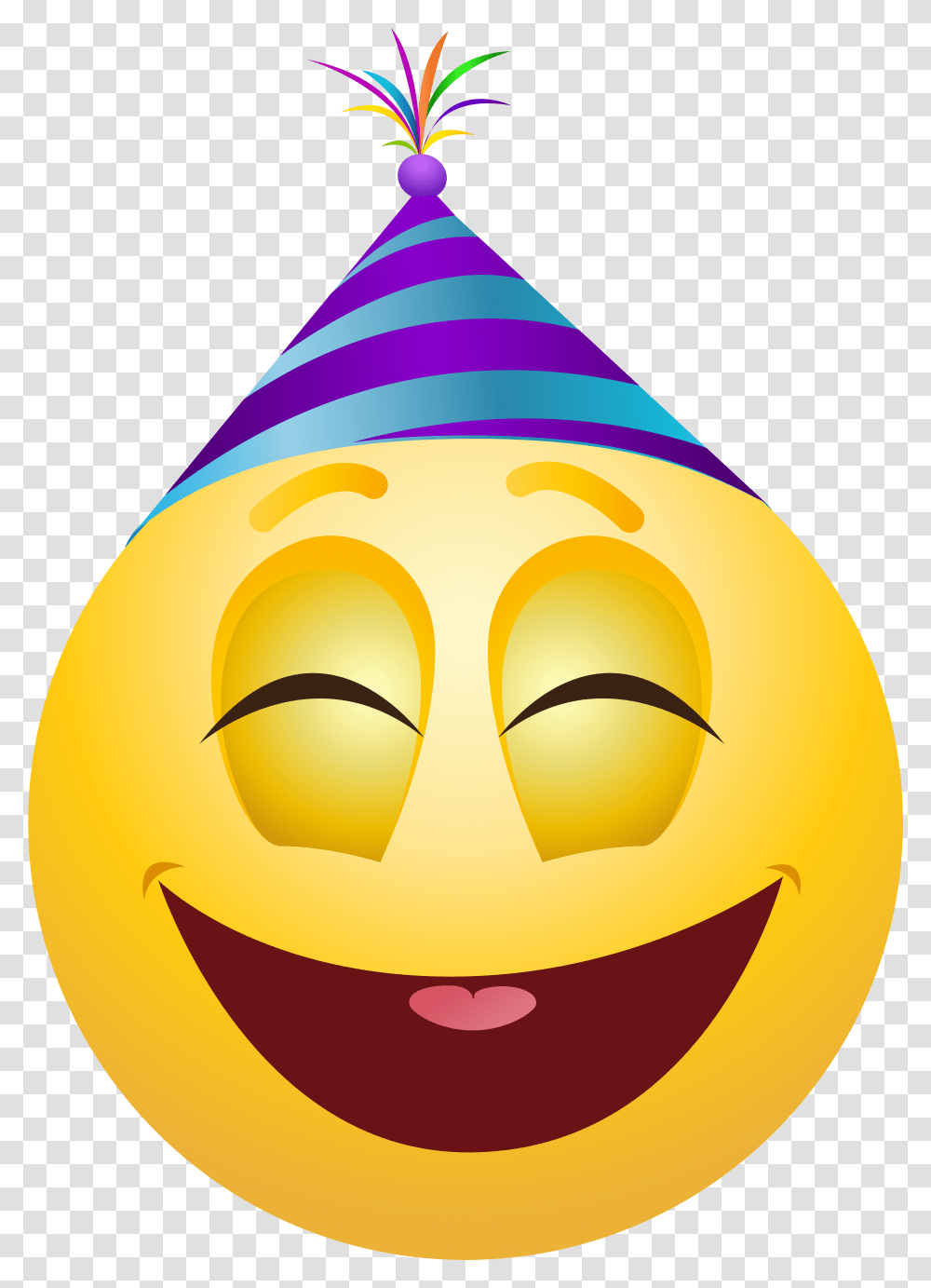 Emoji Faces Party Hat Emoji Face, Apparel, Lamp Transparent Png