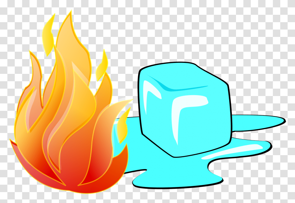 Emoji Fire And Ice Encode To Ice Cubes And Fire Background Fire Clipart Gif, Flame Transparent Png