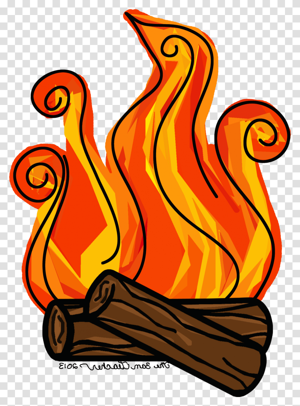 Emoji Fire, Flame, Bonfire Transparent Png