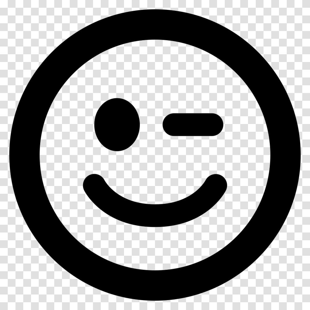 Emoji Flirt, Stencil, Logo, Trademark Transparent Png