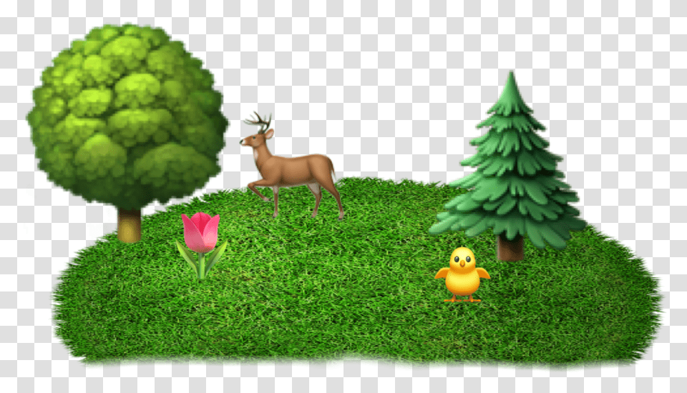 Emoji Forest Stickerused Forest Emoji Transparent Png