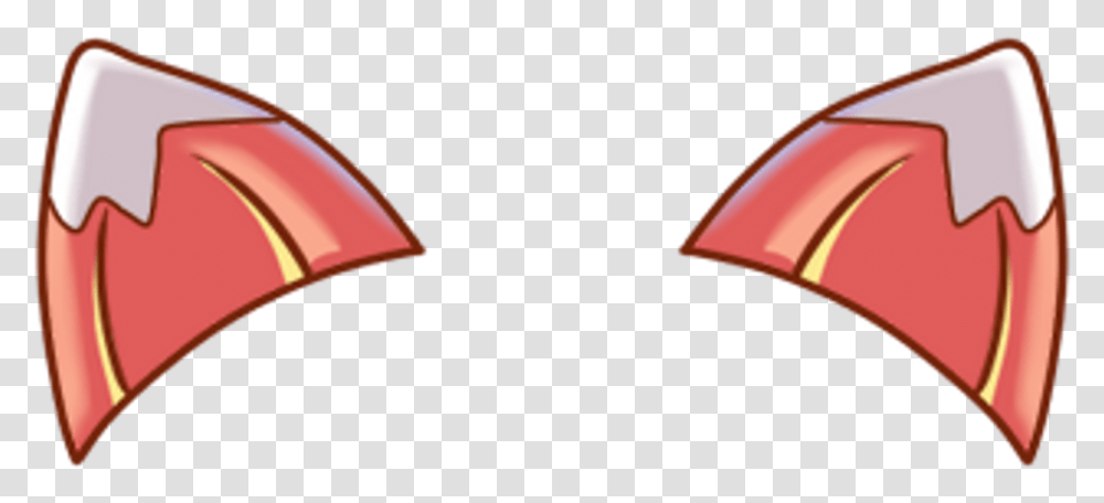 Emoji Fox Ears Face Hat Crown Freetoedit Mimi Cartoon Fox Ears, Triangle, Sweets, Food, Chair Transparent Png