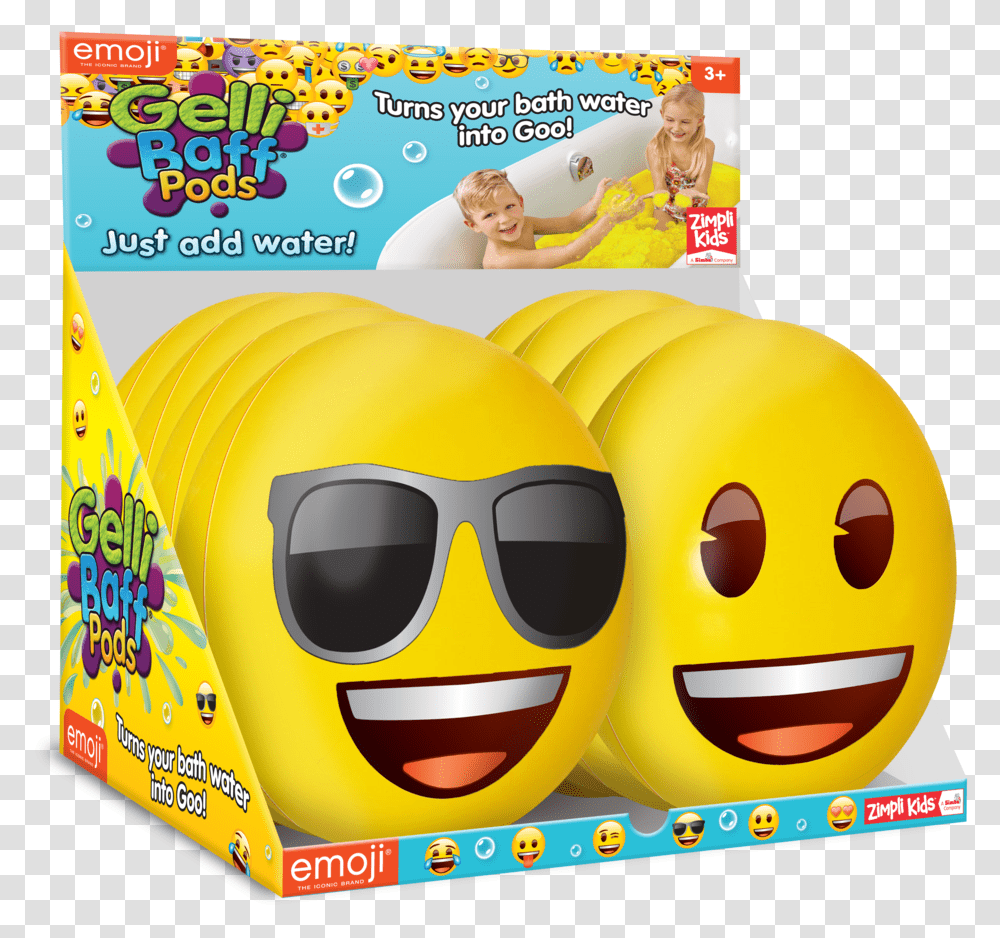 Emoji Gellibaff Pods Smiley, Sunglasses, Accessories, Accessory, Person Transparent Png