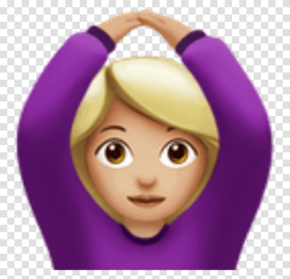 Emoji Girl Girlemoji Iphone Imoji Emoji Girl, Cushion, Person, Human, Toy Transparent Png