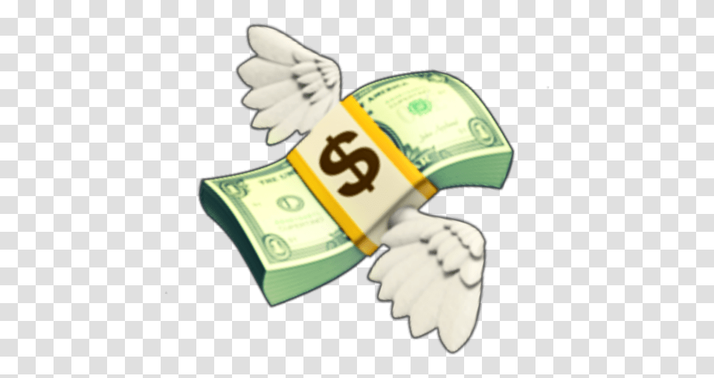 Emoji Green Money Iphone Flying Money Emoji Transparent Png