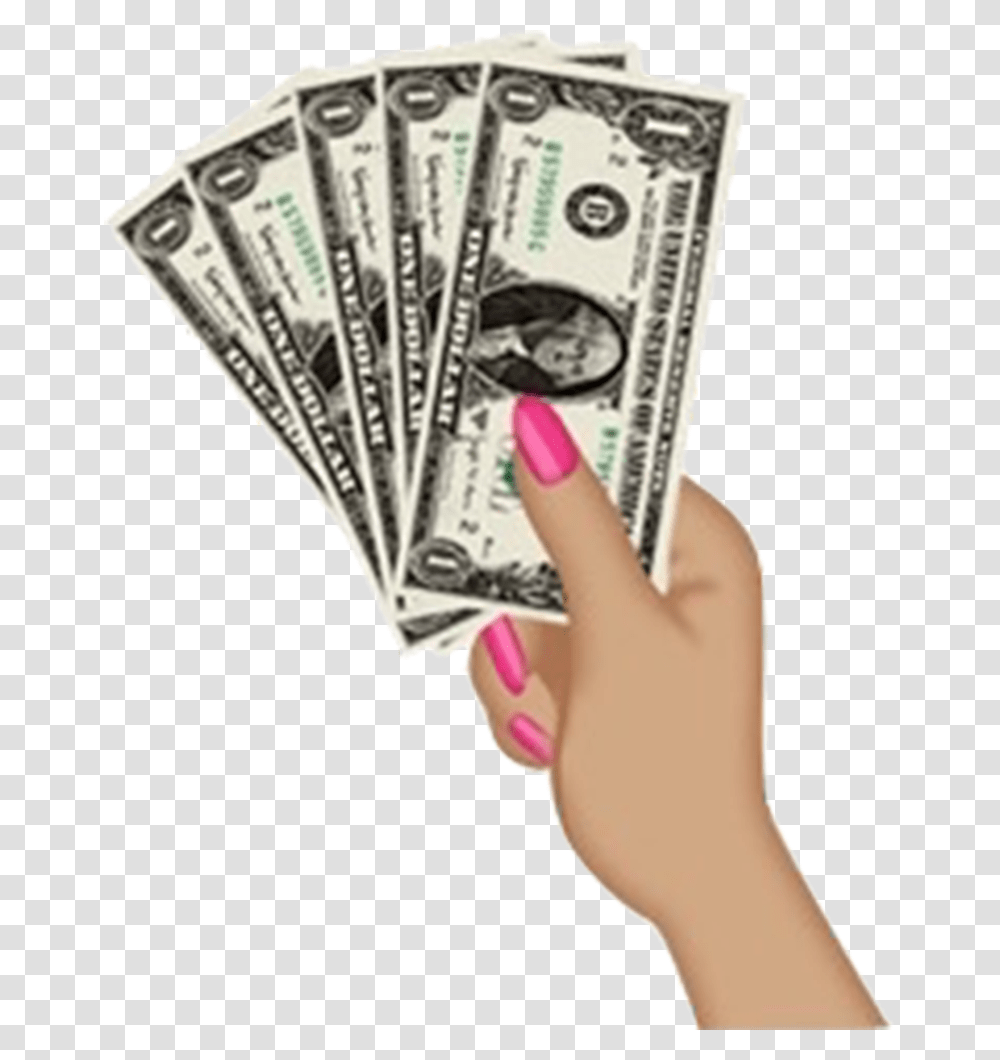 Emoji Hand With Money, Person, Human, Dollar Transparent Png