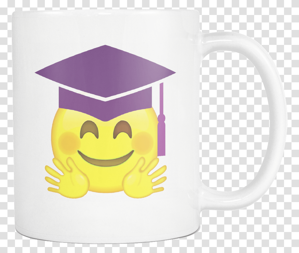 Emoji Happy Mug, Coffee Cup Transparent Png