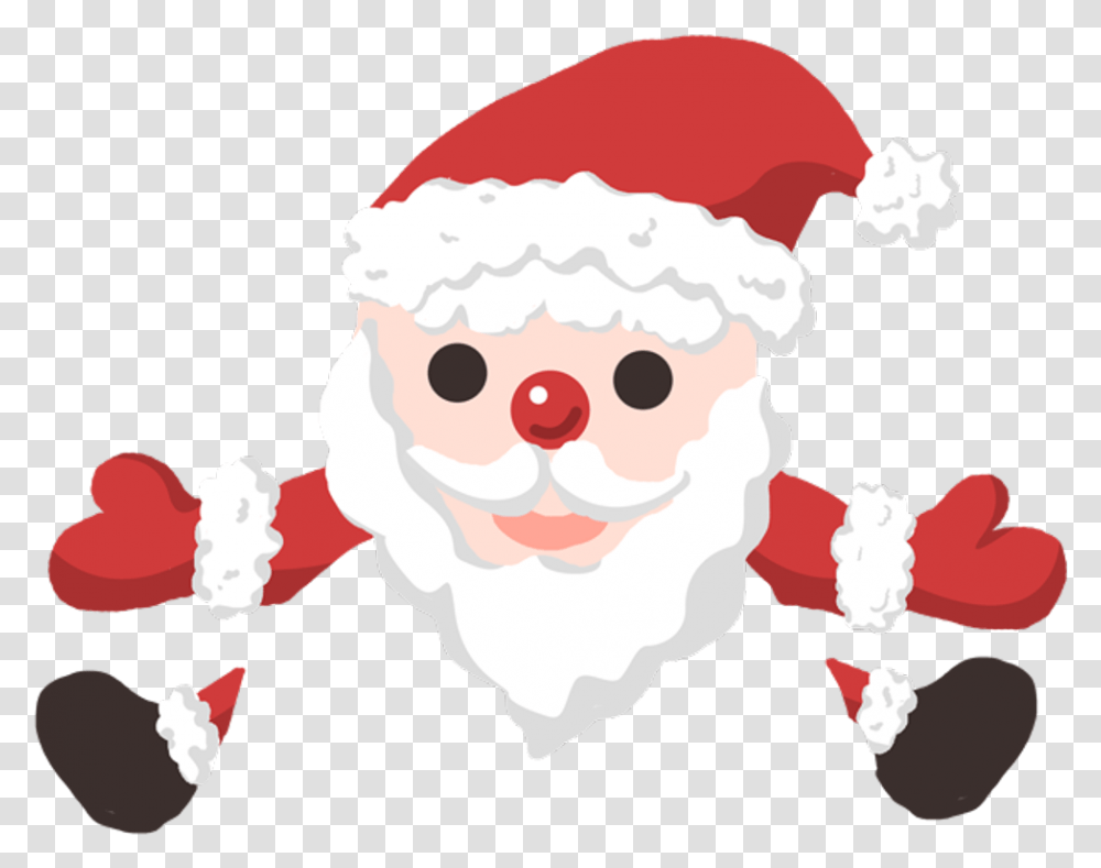 Emoji Hat Christmas Crown Freetoedit Winter Santa Claus, Cream, Dessert, Food, Creme Transparent Png