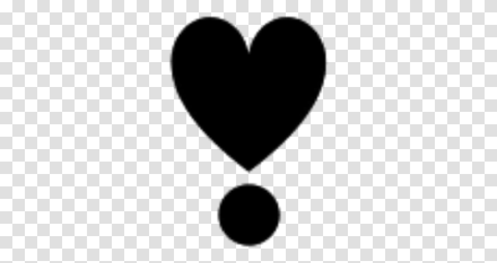 Emoji Heart Black Heart Exclamation Mark, Gray, World Of Warcraft Transparent Png