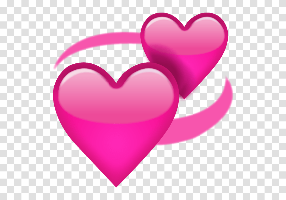 Emoji Heart Clipart Revolving Pink Heart Emoji, Balloon Transparent Png