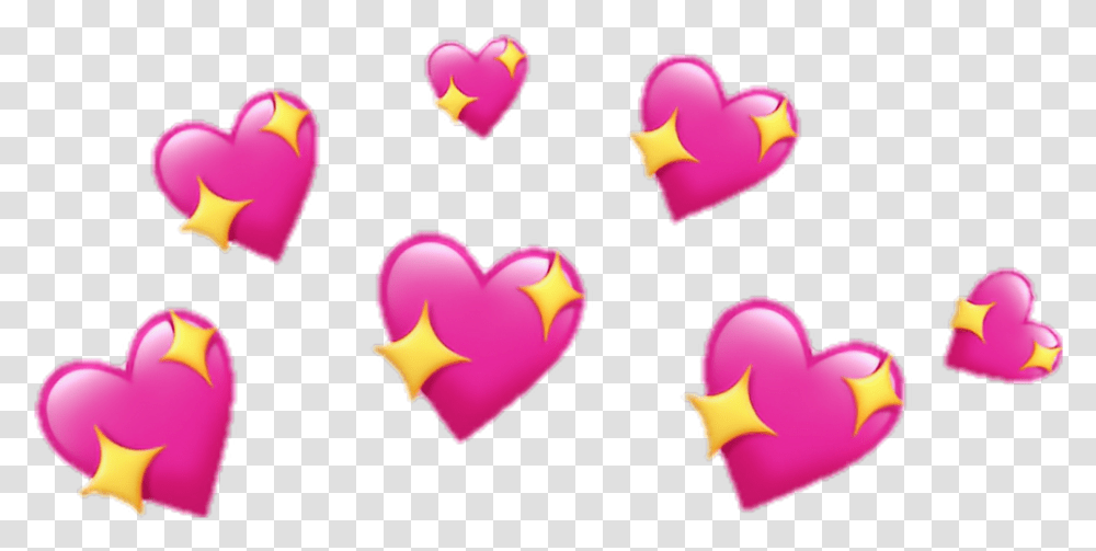Emoji Heart Portable Network Graphics Sticker Image Background Heart Emoji Crown, Number, Purple Transparent Png
