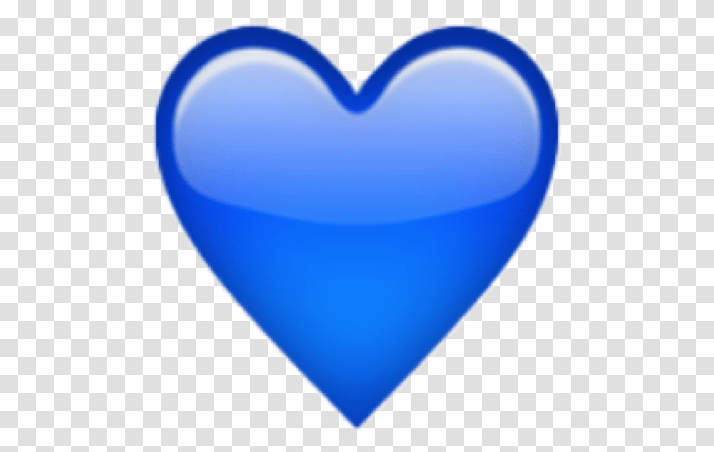 Emoji Heart Sticker Love Emoticon Blue Heart Emoji, Balloon, Plectrum, Pillow Transparent Png