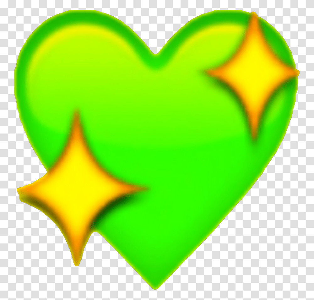 Emoji Heart Sticker Text Messaging Light Green Heart Emoji, Balloon, Label Transparent Png