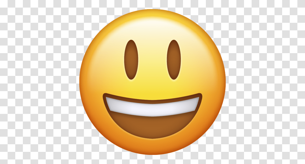 Emoji Icon Smiling Large, Food, Plant, Produce, Fruit Transparent Png