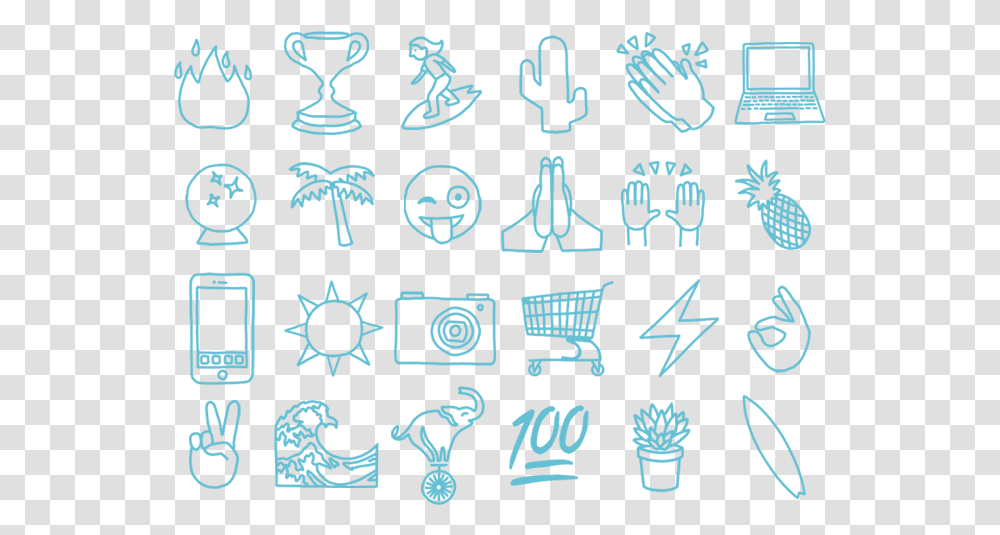 Emoji Icons, Mobile Phone, Electronics, Cell Phone Transparent Png