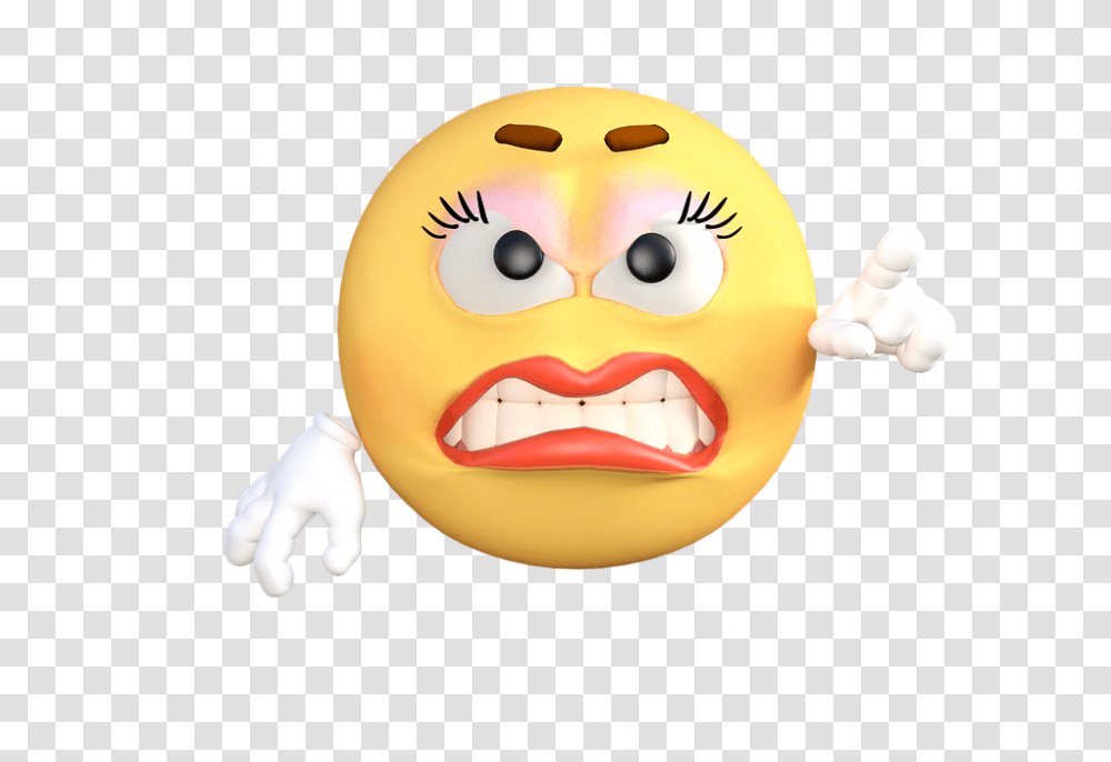 Emoji Images & Vectors Hd Pixabay Angry Face Girl Emoji, Toy, Performer, Pac Man Transparent Png