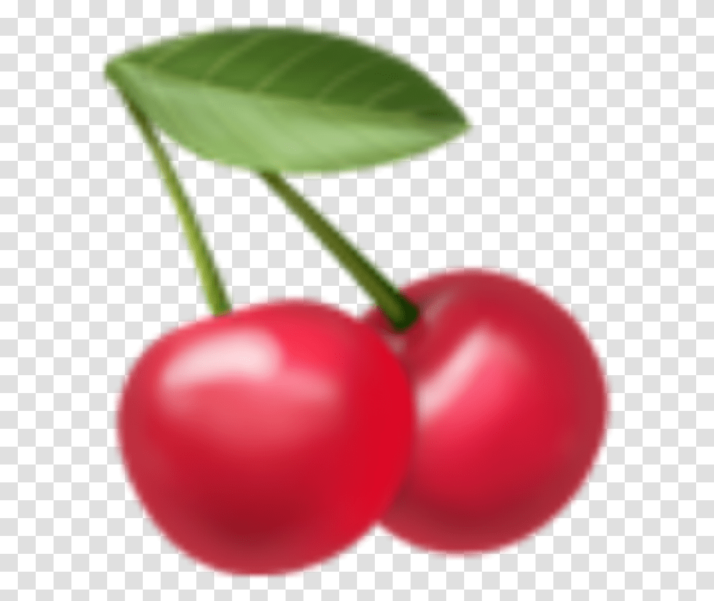 Emoji Ios Iosmoji Iosmoji Ios11 Whatsapp Cherry Iphone Cherry Emoji, Plant, Fruit, Food Transparent Png