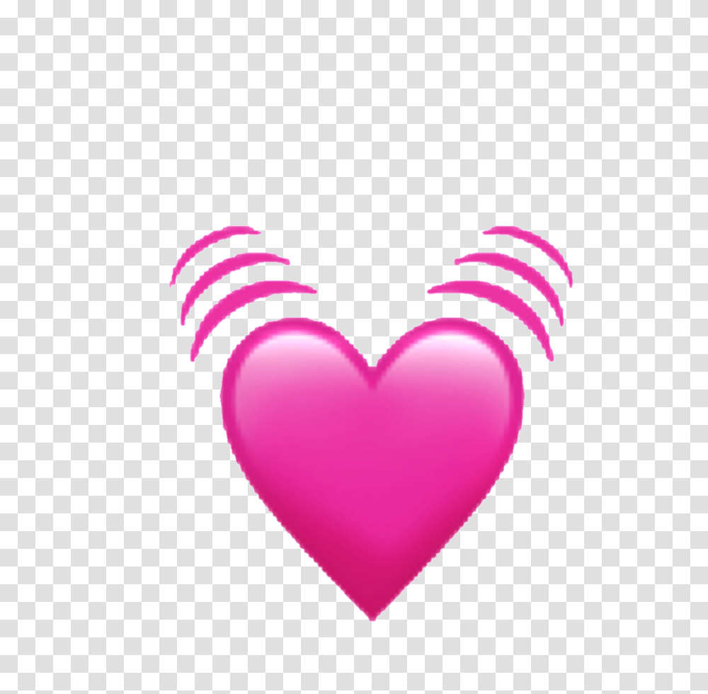Emoji Iphone Ios Heart Hearts Spin Edit Pink Heart Emoji, Bottle Transparent Png