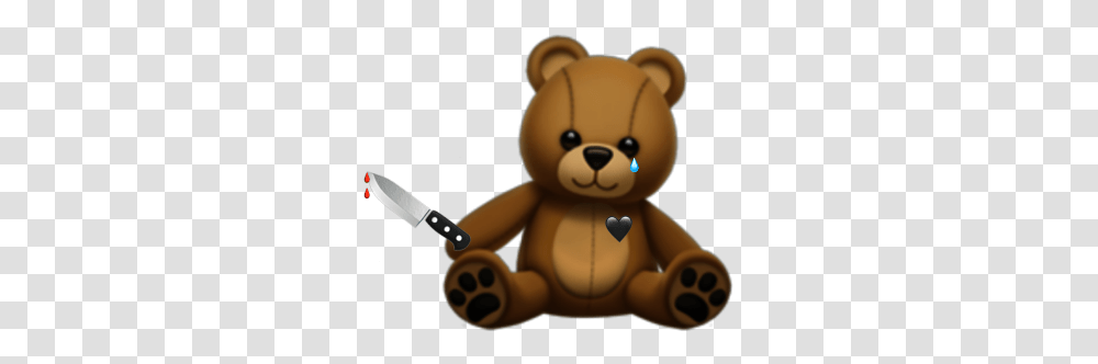Emoji Iphone Teddybear Aesthetic Grunge Edgy Teddy Bear, Toy Transparent Png