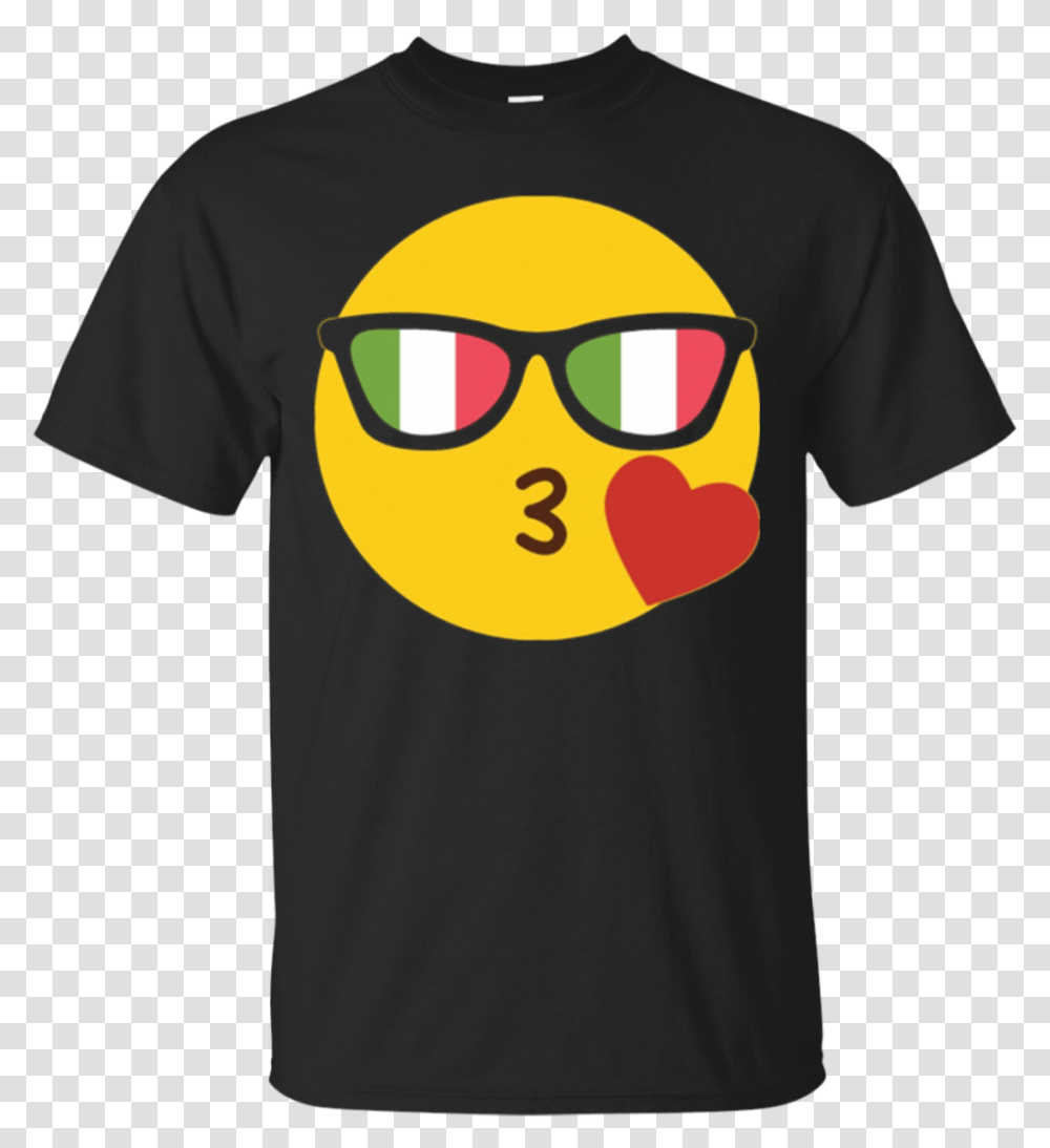 Emoji Italy T Shirt Italian Italia Flag Sunglasses Unspeakable Shirt, Apparel, Accessories, Accessory Transparent Png