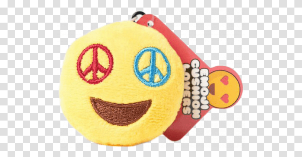 Emoji Keyring Peace Simbolos Ejemplos Y Significado, Pillow, Cushion, Baseball Cap, Hat Transparent Png