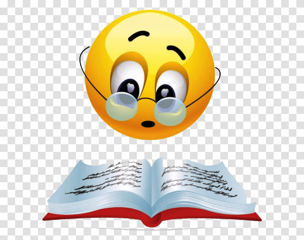 Emoji Leyendo, Balloon, Pillow, Cushion, Book Transparent Png