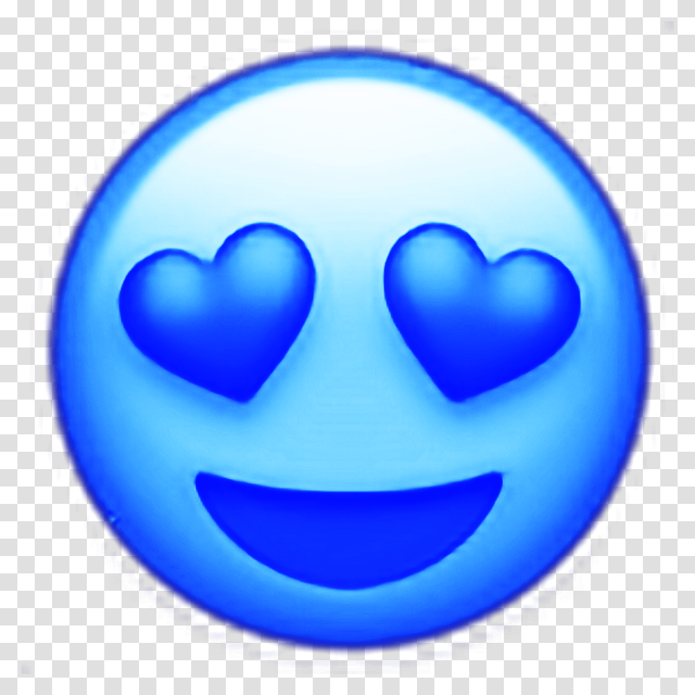 Emoji Love Hearts Sticker By Roman Heart Eyes Drool, Sphere, Light, Lighting, Graphics Transparent Png