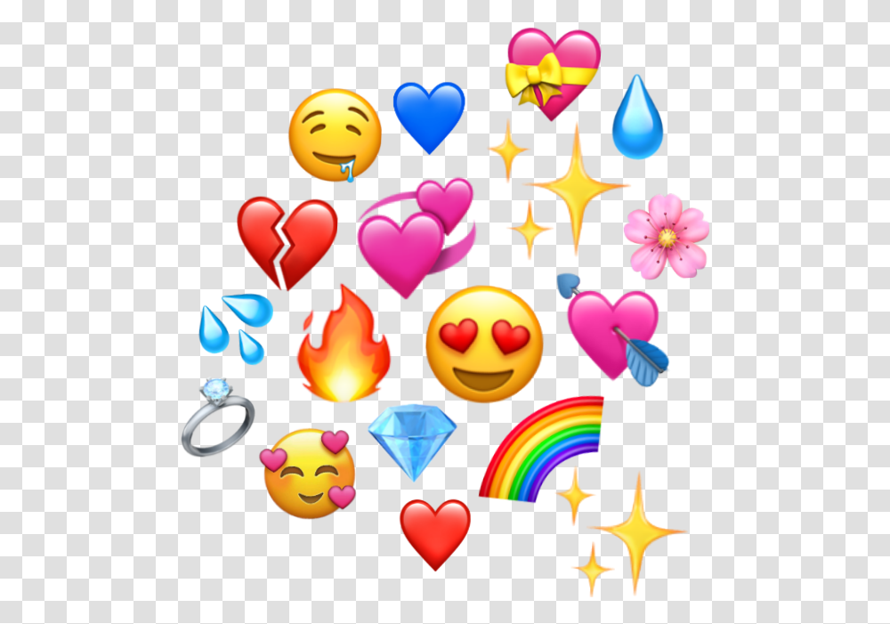 Emoji Meme Heart Iphone Emoji Paixo Emojis De Meme, Balloon, Paper, Diwali Transparent Png