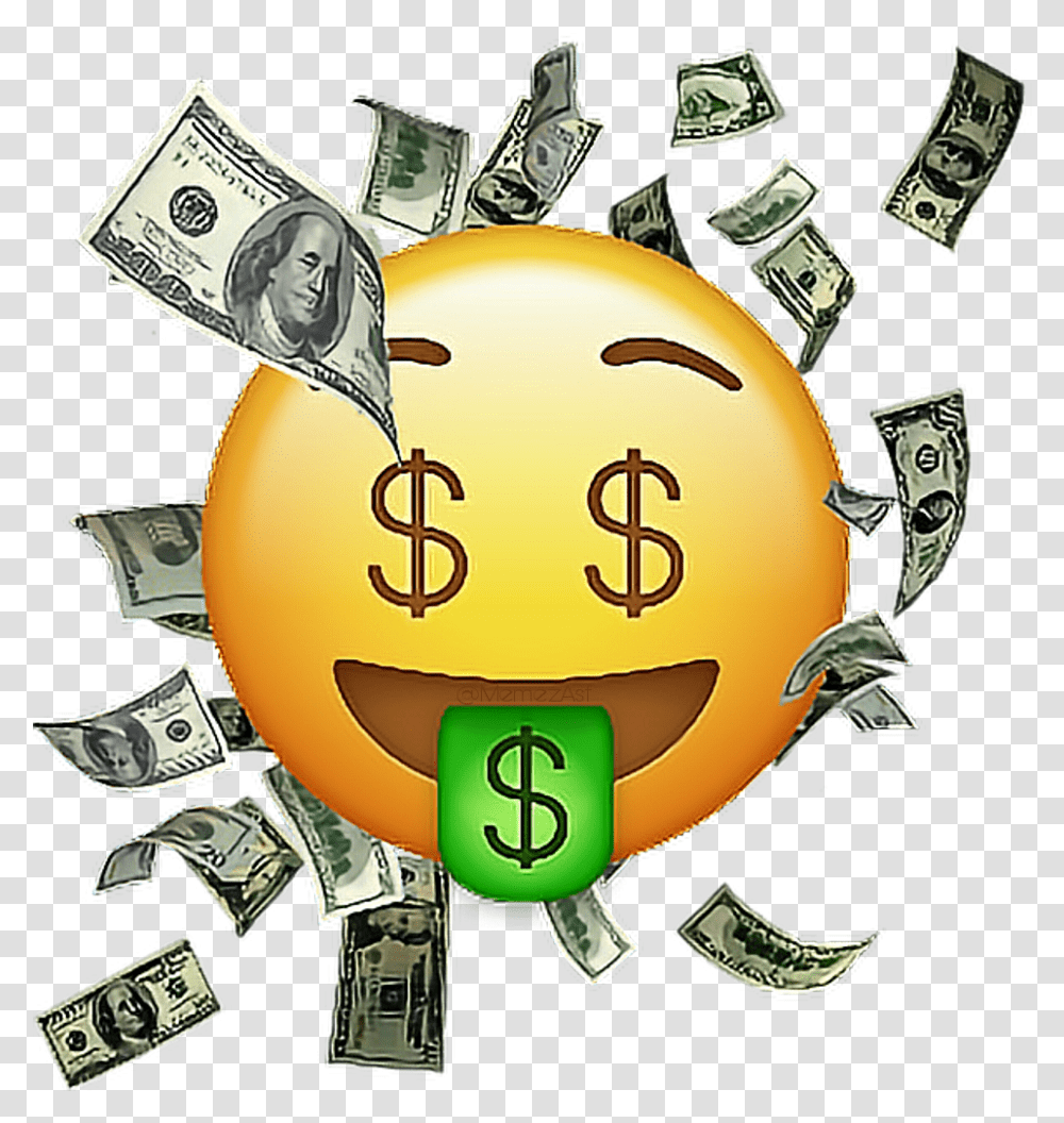 Emoji Money Clipart Money Emoji, Dollar, Helmet, Clothing, Apparel Transparent Png