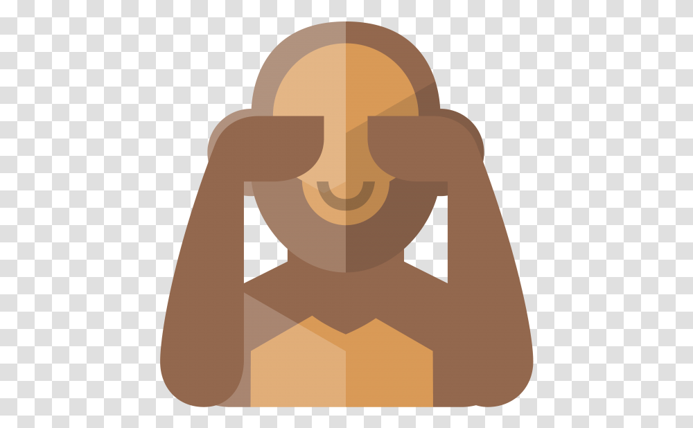 Emoji Monkey Illustration, Face, Outdoors, Sand Transparent Png